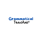 grammatical teacher in black and blue